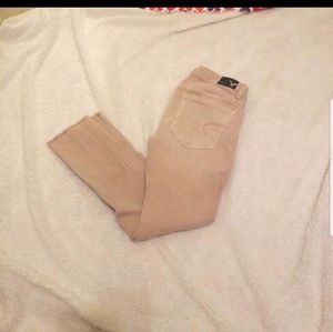 American eagle cropped jeans size 4